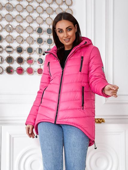 Елегантна жіноча парка, арт. 300, малина | Зображення 3
