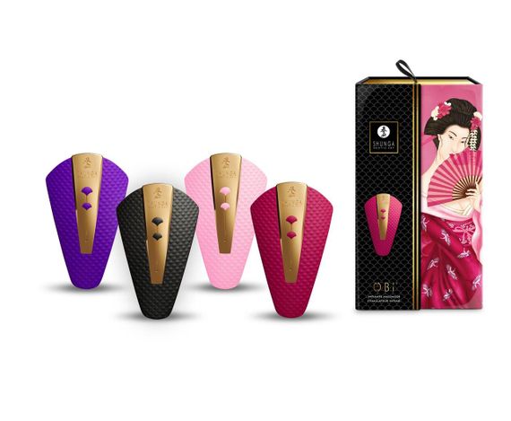 Кліторальний вібратор Shunga Obi Black, дизайнерський стимулятор для точної та інтенсивної насолоди | Зображення 9