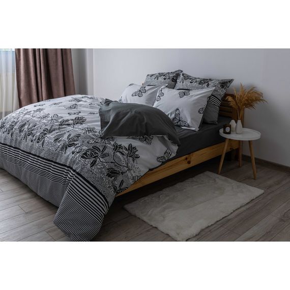 Постельное белье полуторное ТЕП Soft dreams Black Butterfly 2-03857-25994 150х215 см | Зображення 1
