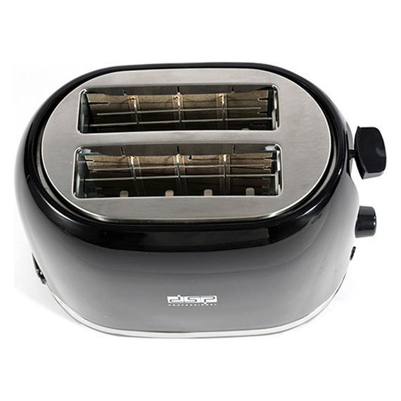 Тостер електричний автоматичний DSP KC-2045 чорний на 2 тоста 850W (KC-2045_772)