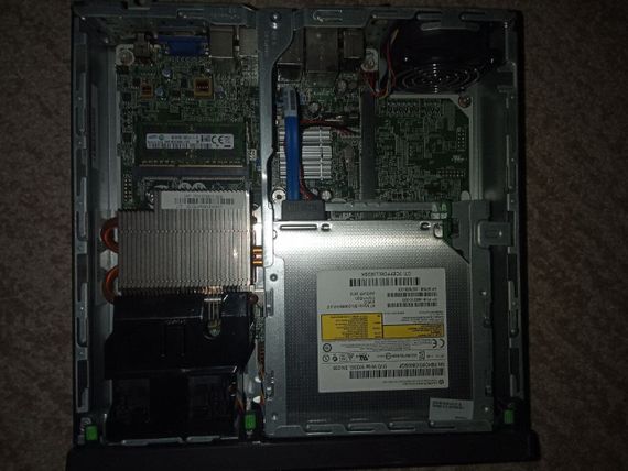 Неттоп Б-клас HP EliteDesk 800 G1 USFF / Intel Core i5-4570S (4 ядра по 2.9 - 3.6 GHz) / 4 GB DDR3 / 60 GB SSD / Intel HD Graphics 4600 / DVD-ROM б/в | Зображення 4