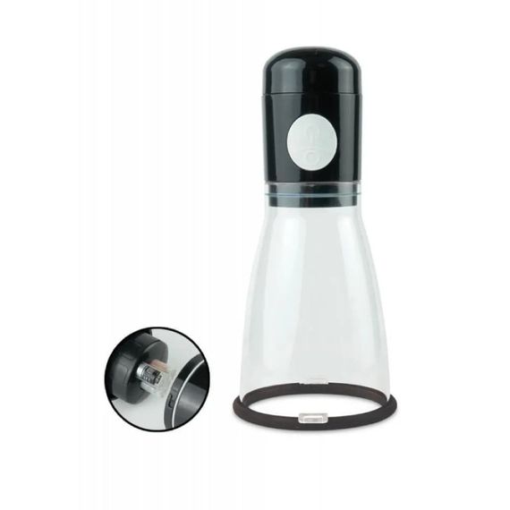 Вакуумная помпа для груди Pipedream Fetish Fantasy автоматическая, прозрачно-черная sexstyle | Зображення 1