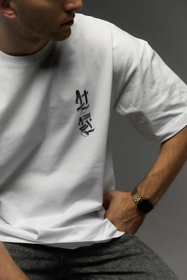 Футболка "ETERNAL SCRIPT" White L | Зображення 2