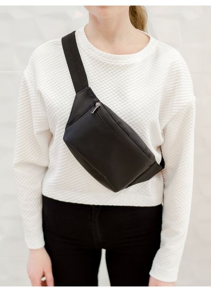 Поясна сумка бананка Sambag Tirso MSO чорний 31 х 12 х 5 см (80119001) | Зображення 1