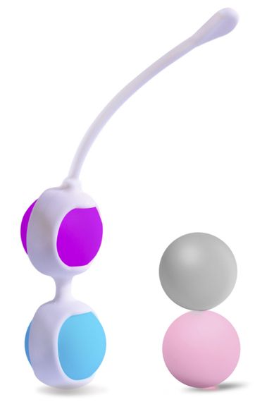 Набір вагінальних кульок Kegel Ball Set мікс кольорів sexstyle | Зображення 2