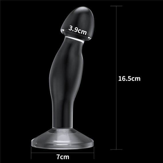 Анальна пробка - Flawless Clear Prostate Plug 6.5" Clear Sex Aura | Зображення 4