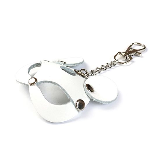 Брелок на карабіні для ключів Art of Sex Mouse, Білий | Зображення 1