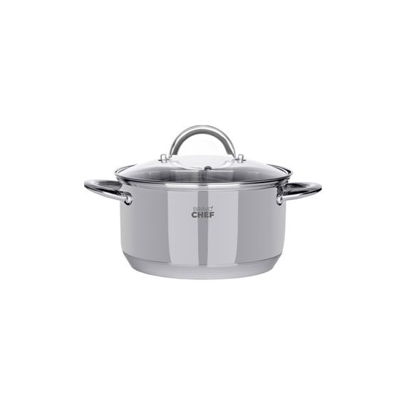Каструля Bravo Chef 22 см (4.35 л) з кришкою