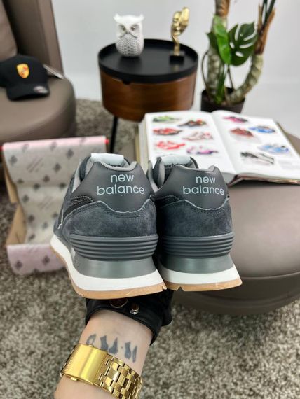 Чоловічі кросівки New 574 Dark Grey White Динамика твоего стиля весна / лето / осень A4178 44 28 см | Зображення 4