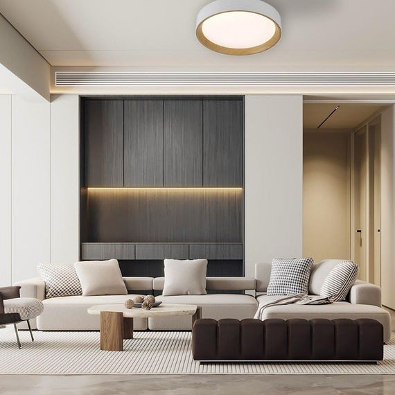 Світлодіодний накладний світильник Ardero AL5087ARD ALMOND 60Вт | Зображення 1