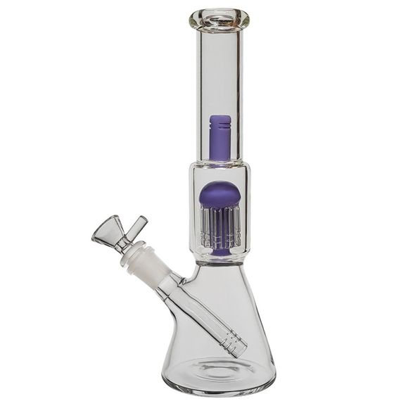 Кальян Зі Скла З Перколятором 25см. "Bong Purple Jellyfish"