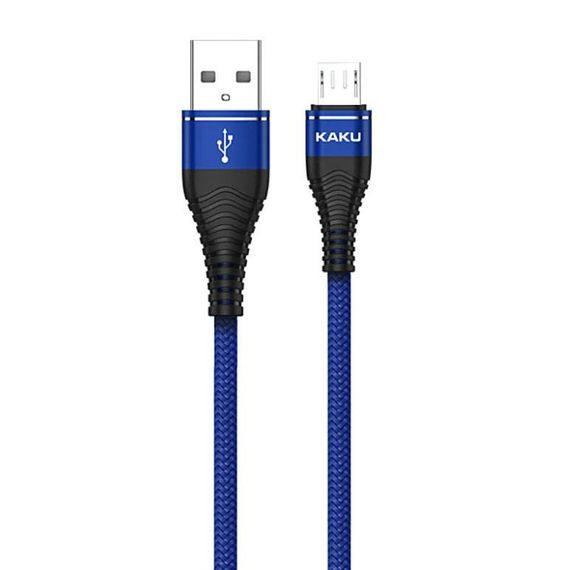USB кабель Kaku KSC-098 USB - Micro USB 1.2m / 2.8A - Blue | Зображення 1