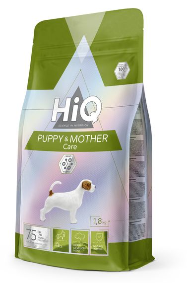 Корм HiQ Puppy and mother care сухий для цуценят і годуючих сук усіх порід 1.8 кг