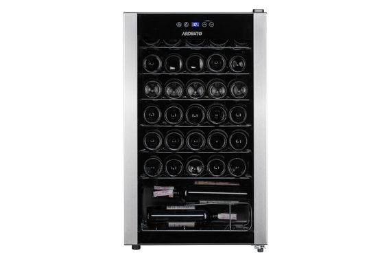 Холодильник для вина ARDESTO WCF-M34, 84.2см, 1 дв., Холод.отд. - 93л, ST, Темп.зон - 1, Черный (WCF-M34)