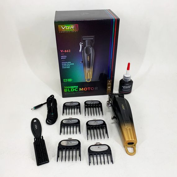 Акумуляторна машинка для стрижки VGR V-662 Колір: золотий | Зображення 3
