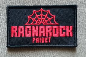 Шеврон Ragnorock / червоний