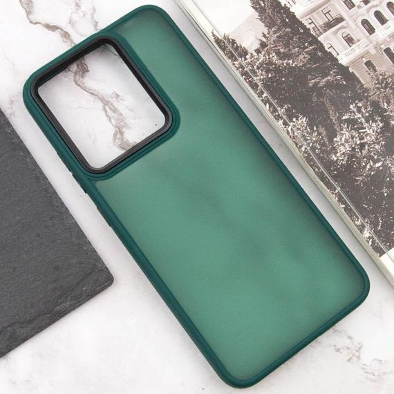 Чохол TPU+PC Lyon Frosted для Motorola Edge 60 Fusion Green | Зображення 3