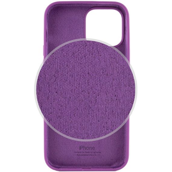 Чехол Silicone Case Full Protective (AA) для Apple iPhone 13 Pro (6.1") Фиолетовый / Grape | Зображення 2