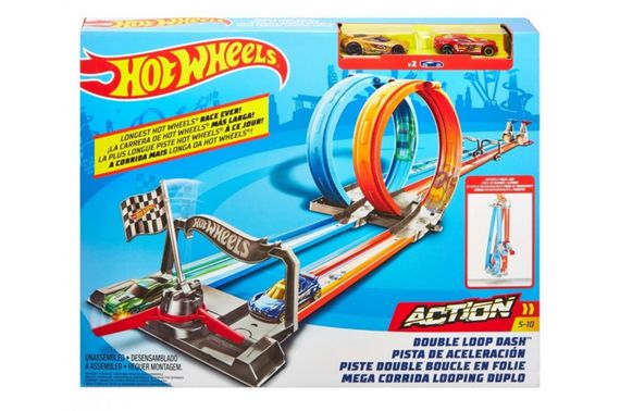 Портативний трек «Подвійна петля» GFH85 HOT WHEELS KID | Зображення 2