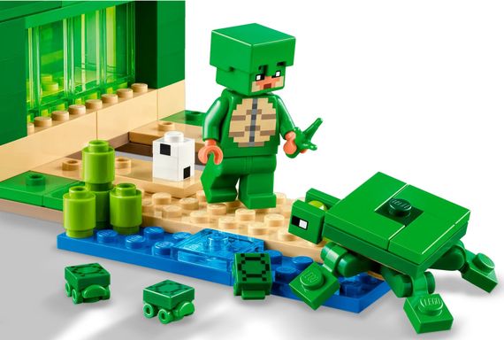 Конструктор LEGO Minecraft Пляжний будинок у формі черепахи (21254) | Зображення 6