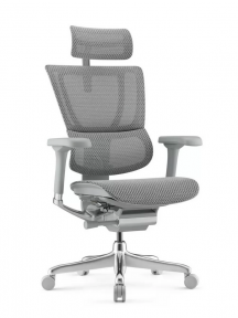Кресло компьютерное MIRUS-IOO 2 (IOOE2-AG-HAM-5D-E-L) сетка Т-168-B2 NATURAL