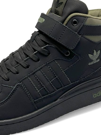 Зимові чоловічі кросівки Forum 84 High Black Matte Khaki , В'єтнам 46 29.5 см | Зображення 5