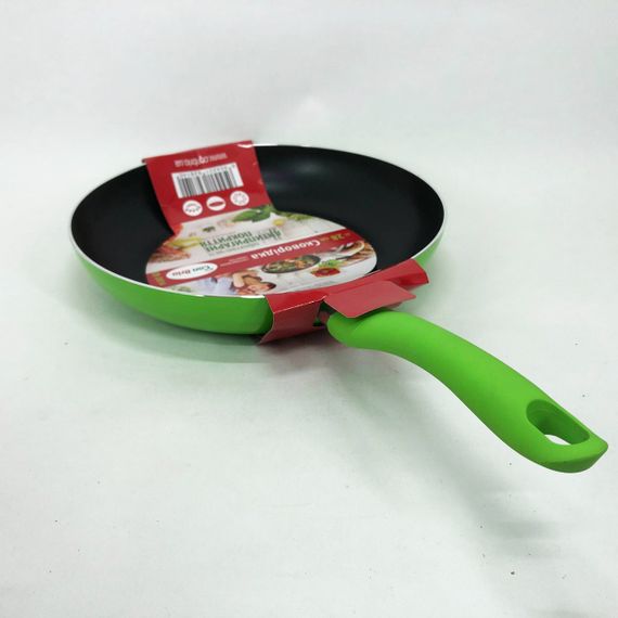 Сковорода 28 см Con Brio СВ-2814, сковорода для жарки, качественная сковорода. Цвет: зеленый | Зображення 5