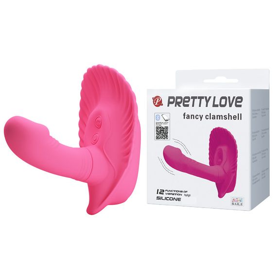 Вібратор - Pretty Love Fancy Clamshell Pink Sex Aura