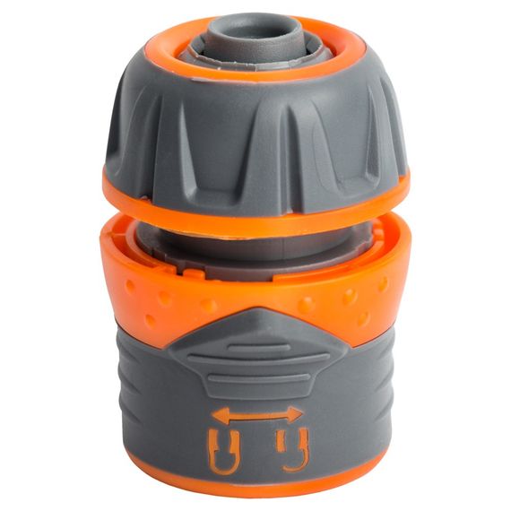 Конектор Flora 1/2" швидкознімний для шланга 1/2" з замком (ABS+TPR) (5015464)