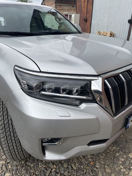 Передняя оптика Lexus-design 4-LED (2017-2024, 2 шт) для Toyota Land Cruiser Prado 150