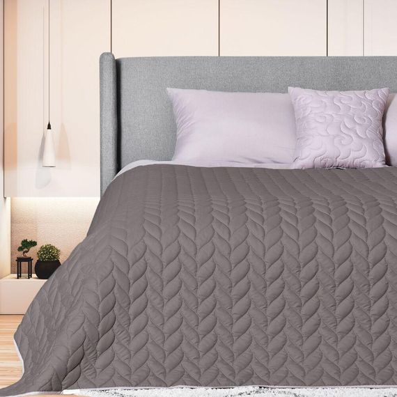 Покривало IDEIA 96040 Україна 220*240  Мікрофібра Сірий