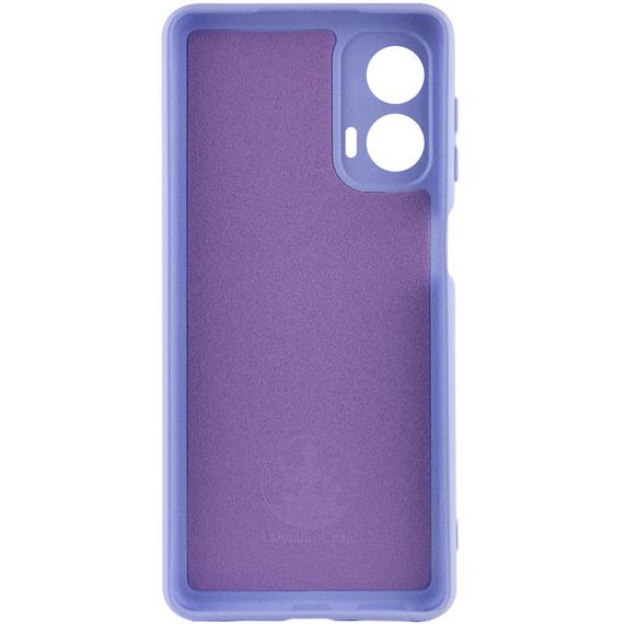 Чохол Silicone Cover Lakshmi Full Camera (AA) для Motorola Moto G85 Бузковий / Dasheen | Зображення 2
