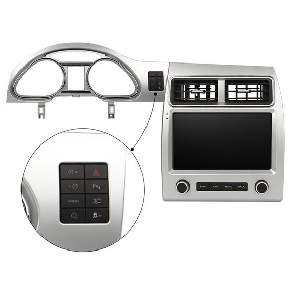 Штатна магнітола Lesko для Audi Q7 I (4L) 2005-2009 9" 2/32Gb Wi-Fi GPS Base (12312-74307) | Зображення 1