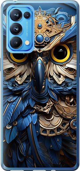 Чехол на Oppo Reno5 Pro Сова v2 "5649u-2239-17620"