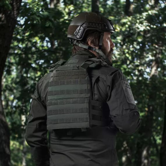 Плитоноска MVP Lite Ukrarmor Modular Vest Platform, плитоноска-носій Cordura MOLLE ЗСУ, страйкбол, колір Олива | Зображення 5