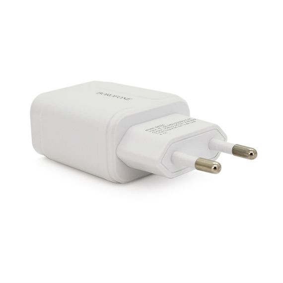 Набір BOROFONE BA37A СЗУ 2xUSB+ кабель Lighting, 2.4A, 1м, White | Зображення 3