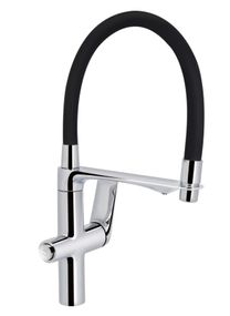 Змішувач для кухні Qtap Vlasta New з гнучким виливом з підключенням для питної води QTVLA364CRM45648