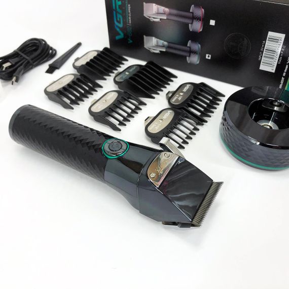 Профессиональный триммер с насадками, Аккумуляторная машинка для стрижки волос с насадками LD-16