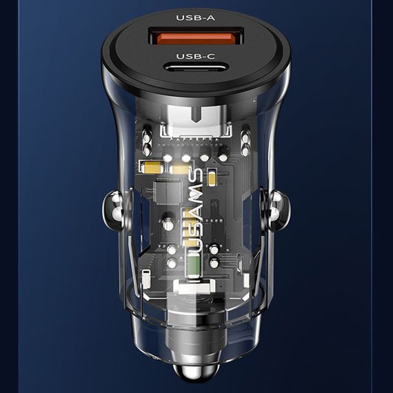 АЗП Usams US-CC164 C32 30 W 2 Ports A+C | Зображення 3