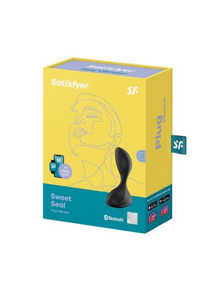 Анальна смарт-пробка з вібрацією Satisfyer Sweet Seal Black | Зображення 3