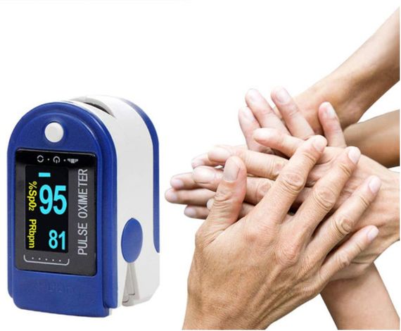 Пульсоксиметр на палец пульсометр Finger Pulse Oximeter EL-AB-88 | Зображення 7