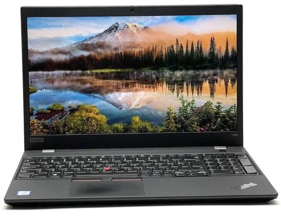 Ультрабук Б-клас Lenovo ThinkPad T590 / 15.6" (1920x1080) IPS / Intel Core i5-8265U (4 (8) ядра по 1.6 - 3.9 GHz) / 8 GB DDR4 / 256 GB SSD / nVidia GeForce MX250, 2 GB GDDR5, 64-bit / WebCam / Win 10 Pro б/в | Зображення 1