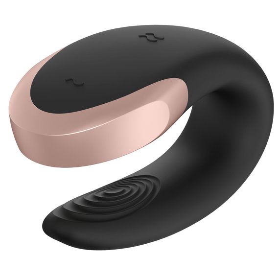 Смарт-вібратор для пар Satisfyer Double Love (Black) (м'яте паковання!!!) | Зображення 5