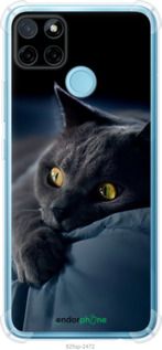 Чохол на Realme C25Y Димчастий кіт "825sp-2553-2448"
