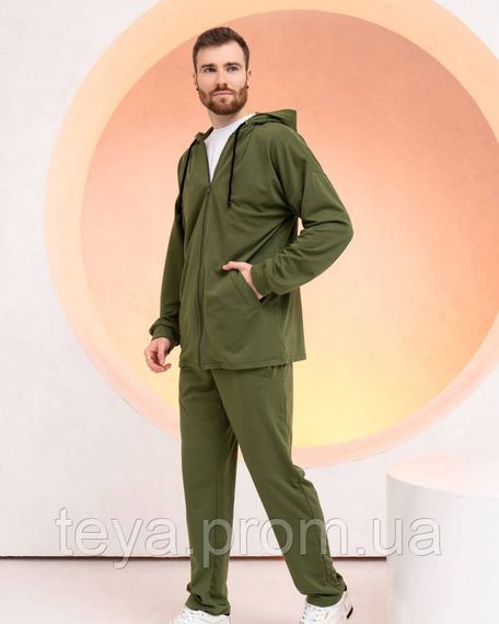 Спортивний костюм колір хакі розміри L, XL, XXL, S, M FI_009542 | Зображення 1