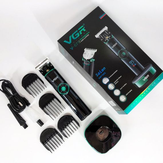 Професійна акумуляторна машинка для стрижки VGR V-671, Електромашинка для стрижки JM-87 | Зображення 9