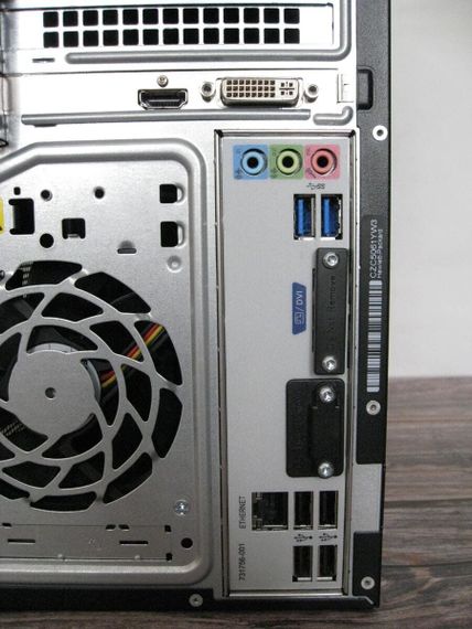 Ігровий ПК HP Pavilion 500 Tower / Intel Core i5-4460S (4 ядра по 2.9 - 3.4 GHz) / 16 GB DDR3 / 128 GB SSD + 500 GB HDD / AMD Radeon R7 240, 2 GB GDDR3, 128-bit / Wi-Fi / Win 10 Pro + Кабель живлення б/в | Зображення 6