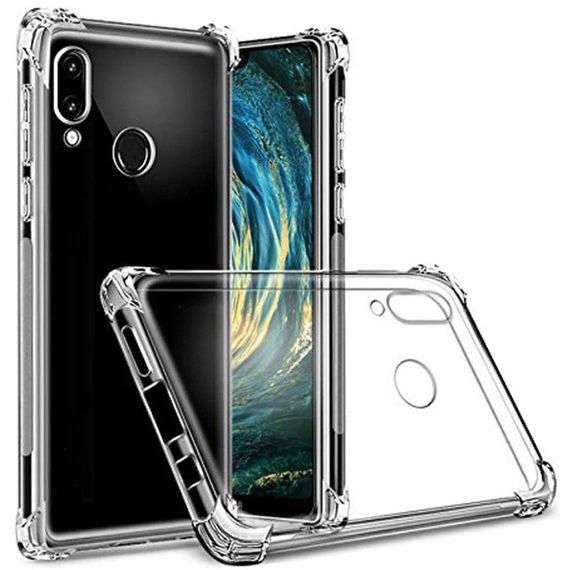 TPU чехол GETMAN Ease logo усиленные углы для Huawei Honor 8X Бесцветный (прозрачный)