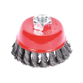 Щітка дротяна чашоподібна Sigma Ø125мм М14×2мм (сталева кручена) (9026121)