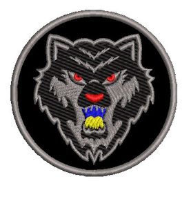 Шеврон Вовк (сірий)